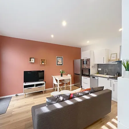 アパート Le Remois - T2 - Renove - Parking - Cour Privative - Wifi ランス